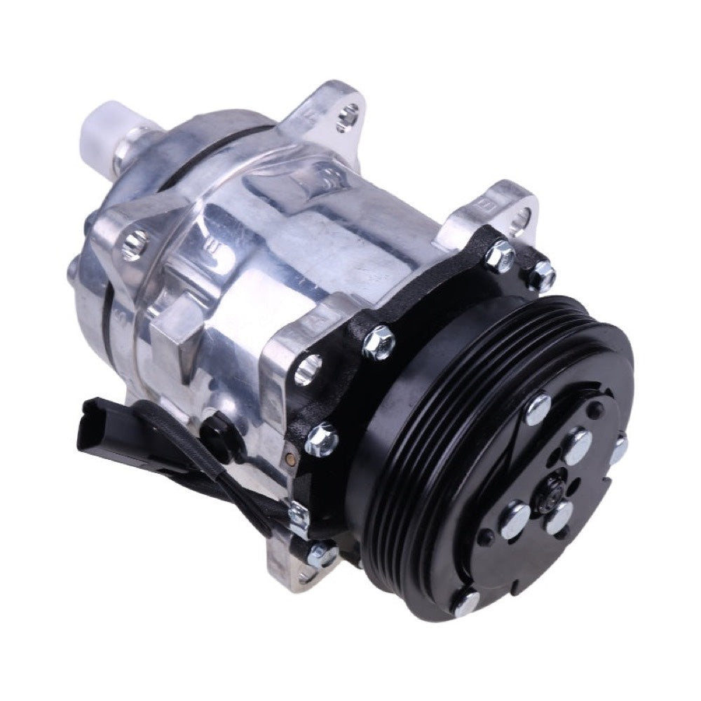 SD5H11 A/C Compressor 7023585 7279139 fits Bobcat E32 E35 E42 E45 E50 E55 E85 T550 T590 T595 T630 T650 S550 S570 S590 S595 S630 S650